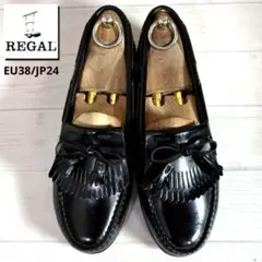美品■REGAL■キルト タッセルローファー✨2419 ドレスシューズ 本革