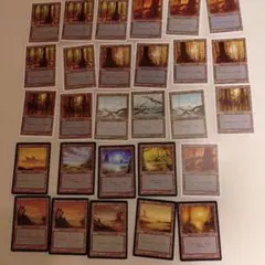 MTG 5版 白枠 山 基本土地 7枚セット - メルカリ