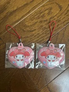 Sanrio My Melody マイメロディー　ストラップ　2個セットのサムネイル