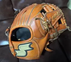 エスエスケー SSK オレンジ レザー 軟式グローブ