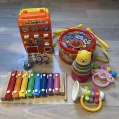 アンパンマン じはんき　ドラム　楽器セット