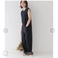 JOURNAL STANDARD relume コットンジャージーサロペット　黒のサムネイル