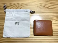 IL BISONTE 財布 二つ折り C0487 本革レザー キャメル