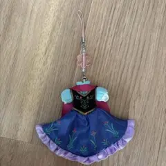 アナと雪の女王　アナ　キーホルダー　ディズニー　携帯クリーナー