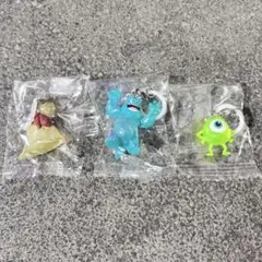 【新品未開封】モンスターズ・インク マイク サリー ロズ めじるしアクセサリー