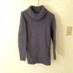 タートルネックニット　オーバーサイズニット　studio CLIP