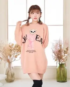★ ダーリッチ Dベアニットベス FREE ピンク 新品 ダーリッチ Darich ヘアリーニットセットアップ （ピンク