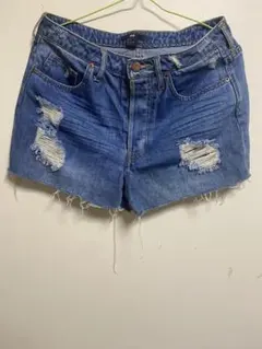 H&M ダメージ加工 ショートパンツ US 8