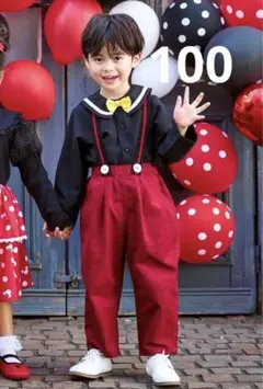 リトシー　ディズニー　ミッキーマウス　なりきりセットアップ　コスチューム 100