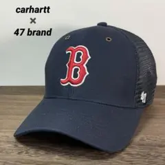 carhartt✖️47 brand✖️ Red Sox メッシュキャップ　帽子のサムネイル