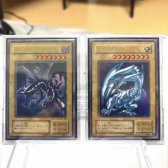 青眼の白龍 ブルーアイズ 真紅眼の黒竜 プレミアムゴールドレア 未開封