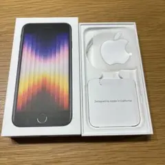 【空箱】Apple iPhone SE (第3世代) 64GB ブラック箱