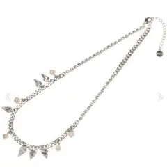 SHIPS♥パール スワロフスキー ネックレス アクセサリー シップス