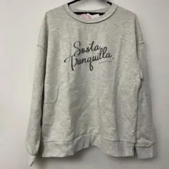 白トレーナー スウェット