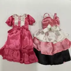 リカちゃん クツ1点、着せ替え服 ピンクドレス2点　セット