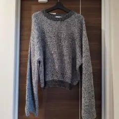 Helm グレー 長袖　セーター　 Lサイズ