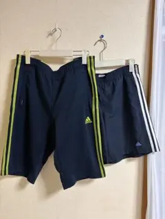 adidas アディダス ハーフパンツ 2枚セット M・Lサイズ
