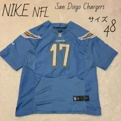 나이키 나이키 NFL 차저스 유니폼 사이즈 48 미식축구 셔츠
