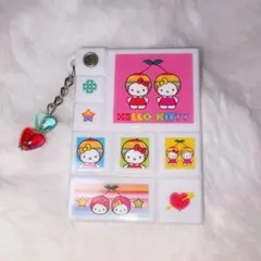 サンリオシークレットタイルシール風ミニミラー キティ さくらんぼ