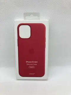 純正品APPLE iphone 12mini 用シリコーンケース/レッド