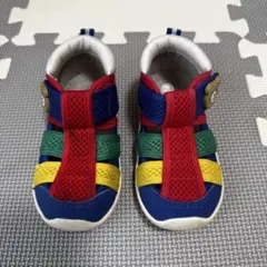 ミキハウス　ホットビスケッツ　水抜けサンダル　水遊び　15cm 記名なしのサムネイル