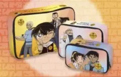 未開封最安値☆名探偵コナン ジョージア当選品 トラベルポーチ安室透 毛利蘭 灰原