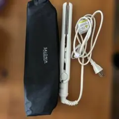 SALONIA ストレートヘアアイロン 15mm SL-004SW [ホワイト]