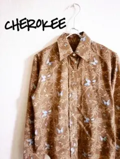 D222336 CHEROKEE 総柄ウエスタンシャツ - メルカリ