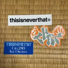 thisisneverthat ステッカー3点