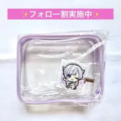 いれいす ぬいぐるみクリアポーチ ぷちキャラ 前髪アクリルクリップ 初兎