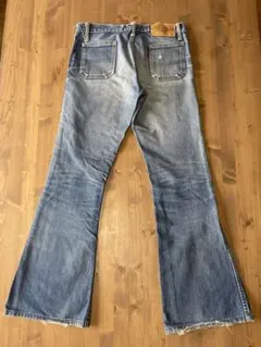 70s BIGJOHN モデル不明　ベルボトム　裾75㎝　身長153㎝女性着用