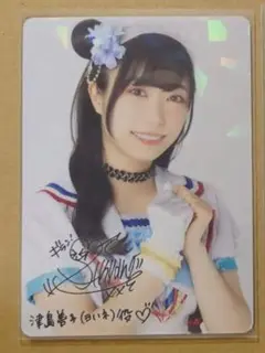 小林愛香　津島善子　フォトカード　サイン入りAqoursClub出張所