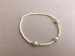 ビーズブレスレット　ハンドメイド　Swarovski