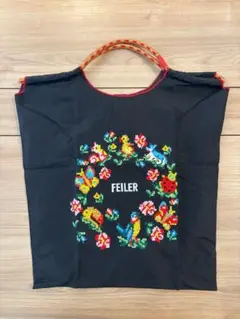 【新品未使用】黒❤︎M❤︎フェイラー❤︎ボールアンドチェーン❤︎コラボ❤︎バッグ❤︎ハイジ 未開封】フェイラー×ボールアンドチェーン エコバッグ ハイジ 黒