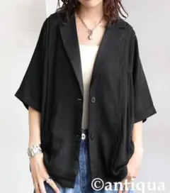 antiqua タックショートスリーブジャケットのサムネイル