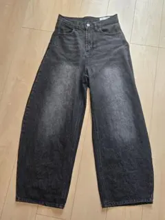 LAKOLE デニム ワイドパンツ Sサイズのサムネイル