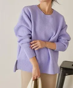 バルーン袖 ニット