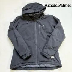 アーノルドパーマーフード付きナイロンジャケット中綿入りジャンパージャージ刺繍ロゴ