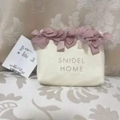 SNIDEL HOME リボン付きポーチ アイボリーのサムネイル