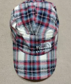 THE NORTH FACE チェック柄　キャップ　調整可