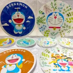 【コンプリート】サントリー×ドラえもん　メラニン皿　大中小セット　8枚
