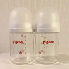 Pigeon 母乳実感 ガラス製哺乳瓶 2本セット 160ml
