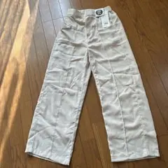 タグ付AZUL by MOUSSY アイボリー ワイドパンツ S