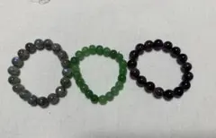 天然石ブレスレットセット（3点）お買い得！