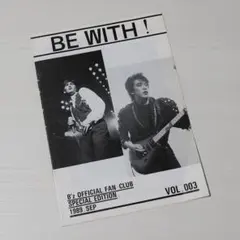 B'z直筆サイン＋B'z ベストヒット1990年8月号特別付録「BEAT ON」 B'z直筆サイン＋B'z ベストヒット1990年8月号特別付録「BEAT ON