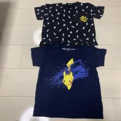 ポケモン ピカチュウ Tシャツ 2枚セット クレードスコープ　ユニクロ100