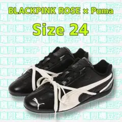 PUMA スピードキャットバレエ　ブラックピンク　24cm 未使用品 完売カラー】PUMA スピードキャットバレエ ブラックピンク 24cm