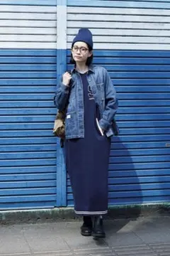 美品　フェリシモ　サニークラウズ　デニムジャケット　インディゴブルー