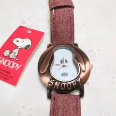 【24時間以内発送】SNOOPY スヌーピー 腕時計 ブロンズ レトロ風