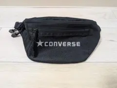 美品 CONVERSE コンバース ボディバッグ ウエストポーチ ブラックのサムネイル